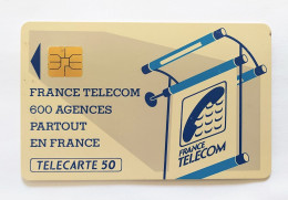 Télécarte France Télécom - 600 Agences - 600 Bedrijven