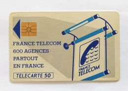 Télécarte France Télécom - 600 Agences - “600 Agences”