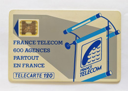 Télécarte France Télécom - 600 Agences - “600 Agences”