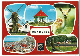 Wenduine Multi View Greetings Foto Prentkaart Htje - Wenduine