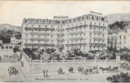 Beaulieu-sur-Mer (Alpes-Maritimes) Meyer's Victoria Hôtel - Illustration (vieilles Voitures Et Attelages) - Hotels & Restaurants