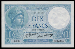 10 Francs 1932 Fay- F.06-16  SUP+ SPL / XF+ AUNC - 10 F 1916-1942 ''Minerve''