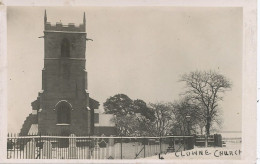 Real Photo Clowne Church - Derbyshire