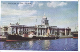 The Customs House Dublin Douane Sent To Colne Lancashire - Dublin