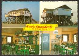 St. Peter-Ording Private Ansichtskarte 1981 " DORIS STRANDCAFE " - St. Peter-Ording