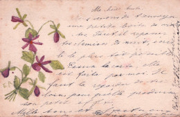 JOLIE CARTE PEINTE A LA MAIN 1903 / FLEURS / SIGNEE A.M - Ubbelohde, Otto