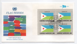 - FDC UNITED NATIONS 25.9.1981 - DRAPEAUX / FLAG DJIBOUTI - - Briefe