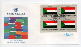 - FDC UNITED NATIONS 25.9.1981 - DRAPEAUX / FLAG SUDAN - - Covers