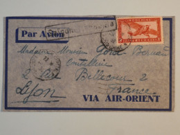 BS6  INDOCHINE BELLE LETTRE  1936 SAIGON A LYON  FRANCE +HORLOGERIE++ AFF INTERESSANT+++ - Poste Aérienne