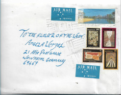AUSTRALIEN XXL101 /  Aufgewertet Mit Zusatzmarken Zum Versand Nach Deutschland 2004 - Postal Stationery