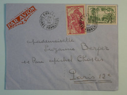 BS6  GUINEE  BELLE LETTRE RR 1948 PETIT BUREAU KANKAN   A PARIS    FRANCE + +AEROPHILATELIE+ AFF. PLAISANT+++ - Brieven En Documenten