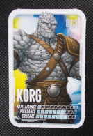 Trading Cards / Carte - Marvel Pars En Mission - N°93 - Korg - Autres & Non Classés