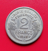 2 Francs Morlon 1946 B  Aluminium  Gad 538b - 2 Francs