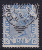 GREAT BRITAIN 1881 - Canceled - Sc# 82 - Plate 23 - Oblitérés