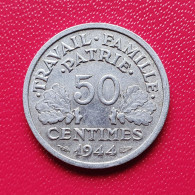 50 Centimes 1944 C  Bazor Aluminium  Gad 425 - 50 Centimes