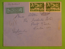 BS6 SUISSE  BELLE LETTRE  1934  AIR MAIL  ZURICH   A  LONDON U.K ++ AFF. PLAISANT+++ - Autres & Non Classés