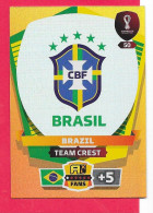 FIFA World Cup Qatar 2022-Coupe Du Monde Qatar-TEAM CREST-BRASIL-N°50, Comme Neuve! - Trading Cards