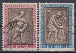 ITALY 1140-1141,used,falc Hinged - Contro La Fame