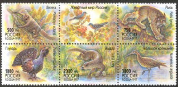 1997 Russia 597-601SB Fauna Of Russia 6,00 € - Pics & Grimpeurs