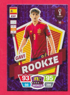 FIFA World Cup Qatar 2022-Coupe Du Monde Qatar-ROOKIE GAVI-N°16, ADRENALYN XL - Trading Cards