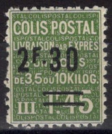 COLIS POSTAUX N° 151 Neuf* Avec Charnière Légère. Seule Proposition Sur Delcampe, à Saisir. - Ongebruikt