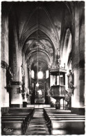 CPSM DE MARINGUES  (PUY DE DÔME)  INTÈRIEUR DE L'ÉGLISE - Maringues