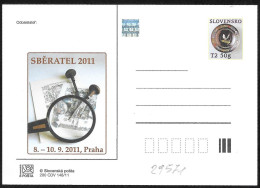 Slovacchia/Slovakia/Slovaquie: Intero, Stationery, Entier, "SBERATEL 2011" - Esposizioni Filateliche