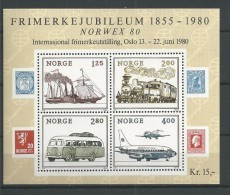 1980 MNH Norway, Postfris** - Blocks & Sheetlets