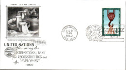 NATIONS UNIES FDC 1960 BANQUE RECONSTRUCTION - FDC