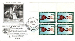 NATIONS UNIES FDC 1960 BANQUE RECONSTRUCTION - FDC