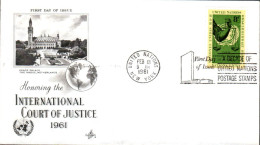 NATIONS UNIES FDC 1961 COUR INTERNATIONALE DE JUSTICE - FDC