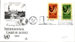 NATIONS UNIES FDC 1961 COUR INTERNATIONALE DE JUSTICE - FDC