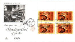 NATIONS UNIES FDC 1961 COUR INTERNATIONALE DE JUSTICE - FDC