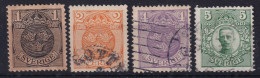 SWEDEN 1910-14 - Canceled - Sc# 67-70 - Gebruikt