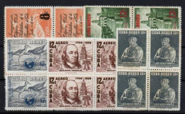Cuba (aéreo) Nº 147/52.  Año 1956 - Unused Stamps