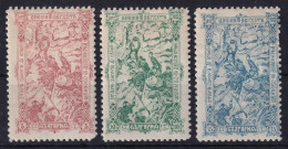 BULGARIA 1902 - MLH - Sc# 70-72 - Nuevos