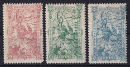 BULGARIA 1902 - MLH - Sc# 70-72 - Unused Stamps
