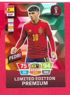 LIMITED EDITION FIFA World Cup Qatar 2022-Coupe Du Monde Qatar - PEDRI -PRENIUM, ADRENALYN XL - Trading Cards