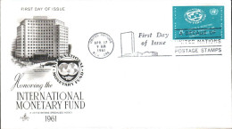 NATIONS UNIES FDC 1961 FONDS MONETAIRE INTERNATIONAL - FDC