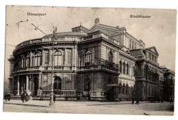 Allemagne--DUESSELDORF --1916-- Stadttheater (petite Animation )....timbre....cachet - Duesseldorf