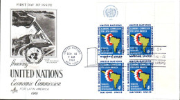 NATIONS UNIES FDC 1961 COMMISSION ECONOMIQUE - FDC