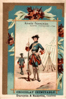 CHROMO CHOCOLAT INIMITABLE DUROYON & RAMETTE CAMBRAI ARMEE FRANCAISE GARDE FRANCAISE 1756 - Duroyon & Ramette