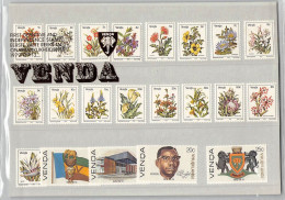 VENDA - SET FLOWERS /INDEPENDENCE 1979 Mi #1-21 /ZL487 - Venda