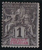 Anjouan N°1 - Neuf * Avec Charnière - TB - Unused Stamps