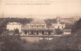 78-SAINT-CYR-ECOLE- GARE DE L'ETAT ET VUE GENERALE SUR L'AVIATION - St. Cyr L'Ecole