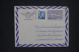 CANADA - Aérogramme De Toronto Pour Paris En 1953  - L 143548 - 1903-1954 Kings