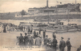 77-MONTERAU- CONCOURS DE PÊCHE AU " PETIT JOURNAL " LES CONCURRENTS SUR LES QUAIS - Montereau