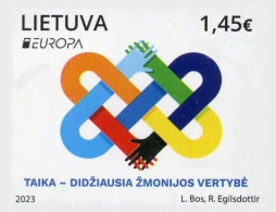 Lithuania Litauen 2023 Europa CEPT Peace Stamp Mint - 2023