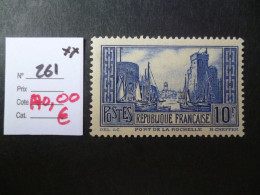 Timbre France Neuf **  N° 261 Cote 170 € - Neufs