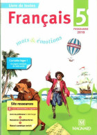 Français 5e 2010. Livre De Textes De Evelyne Ballanfat (2010) - 6-12 Ans